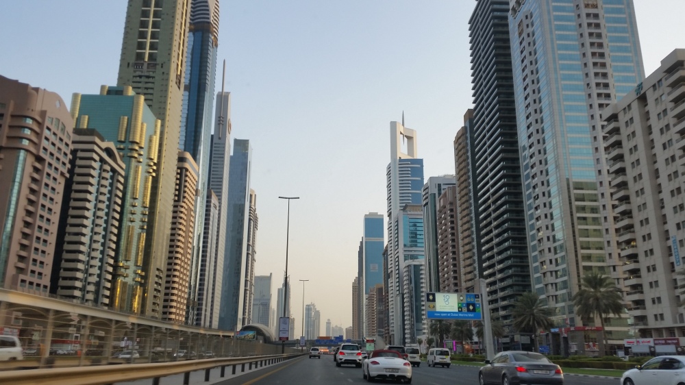 Downtown Dubai on Sheikh Zayed Road
